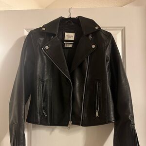 Abercrombie and Fitch Vegan Leather Jacket